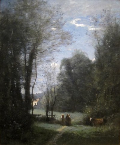 A Maison Blanche de Sevres alkotó: Jean Baptiste Camille Corot
